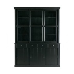 CABINET DISPLAY BLACK PINE 170 - CABINETS, SHELVES